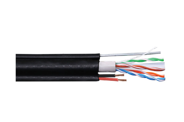 UTP-CAT6-Cable-Outdoor-Drop-Wrie-with-2Power-Double-Jacket