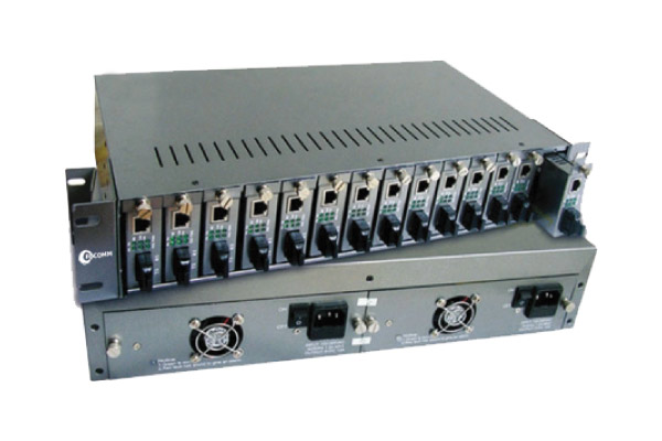 14-Slots-Unmanaged-Media-Converter-Chassis