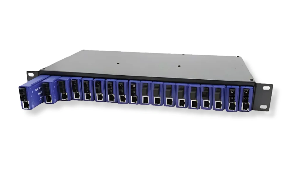 Media Converter Rackmount Chasis 18 Slot