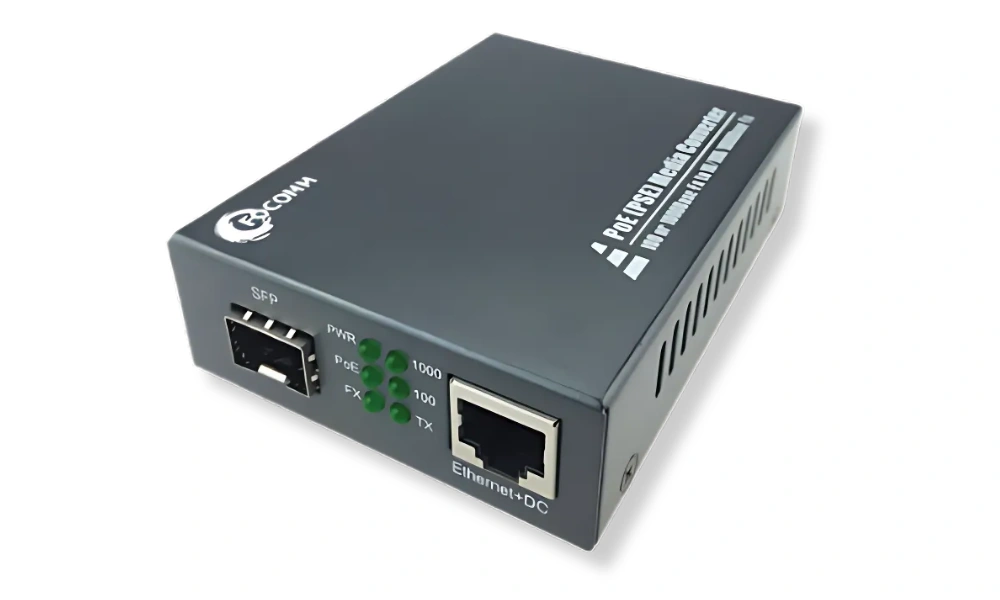 POE Media Converter 10/100/1000M Tx